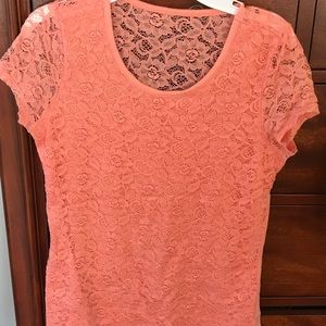 Pink Lace Kids Shirt